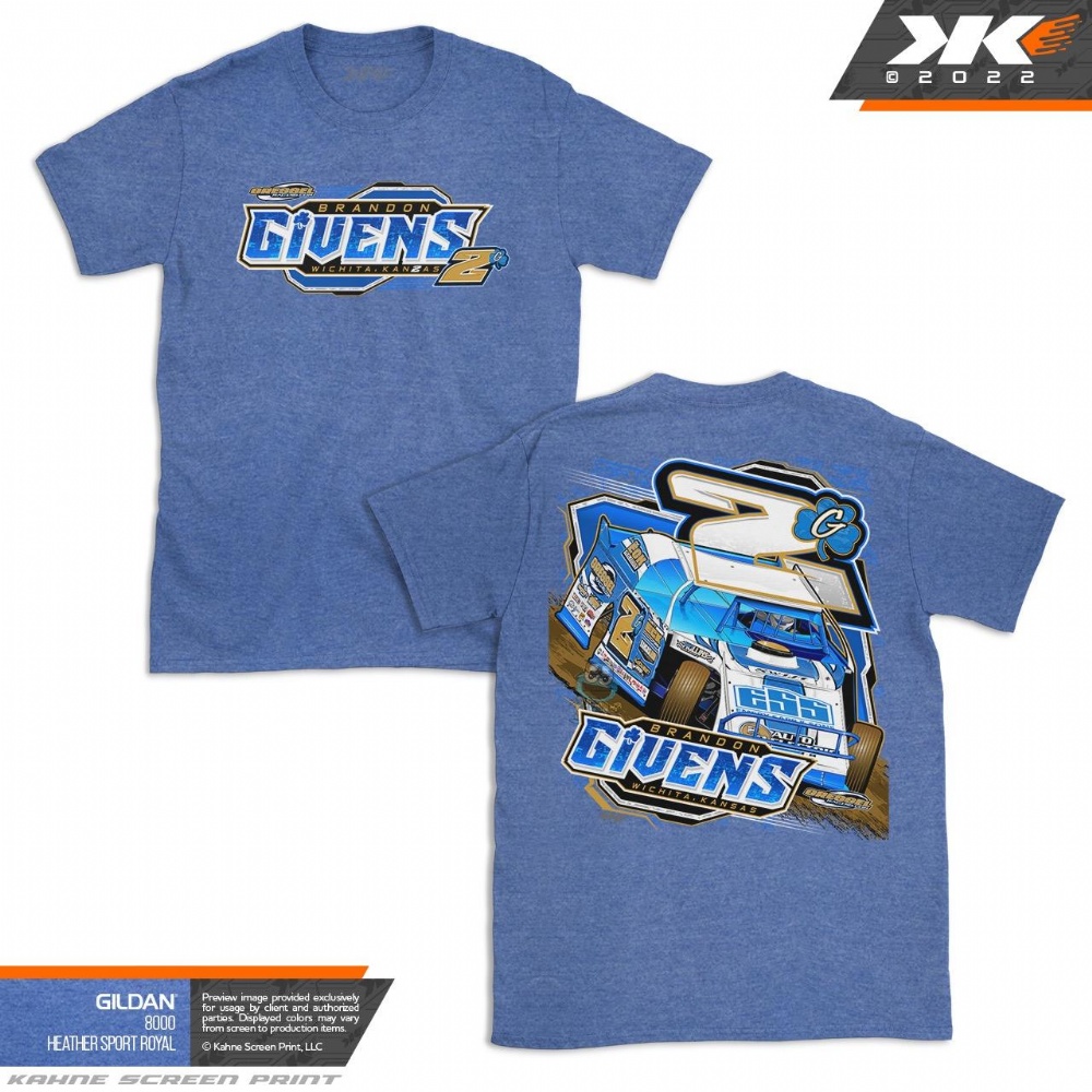 2022 Gressel Racing Brandon Givens Shirt (Blue)
