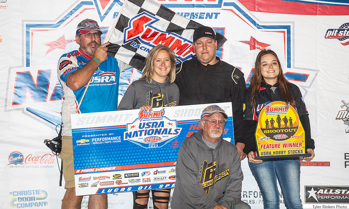 Gulbrandson gets Shootout trophy as 18 racers locked-in for Summit USRA Nationals finale