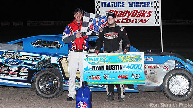 Gustin gets Valentines Day victory in USMTS showdown at Shady Oaks Speedway