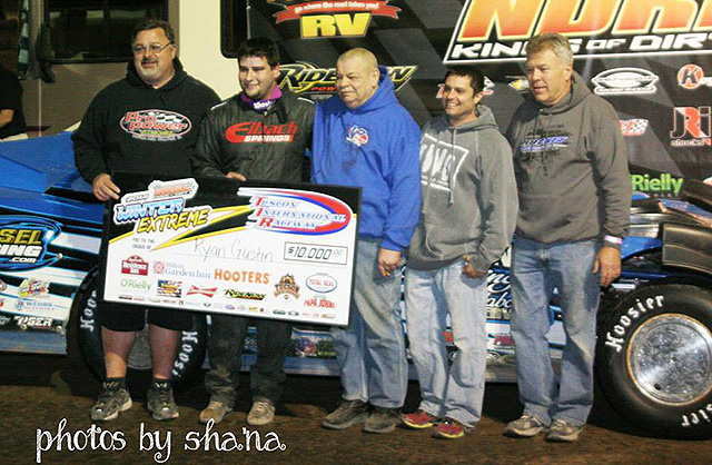 Gustin pockets $10,000 in Winter Extreme finale