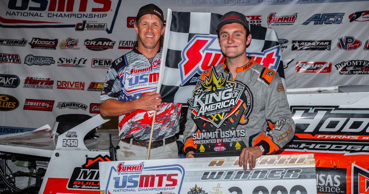 Hodges wins opener as USMTS King of America gets under way at Lucas Oil Speedway