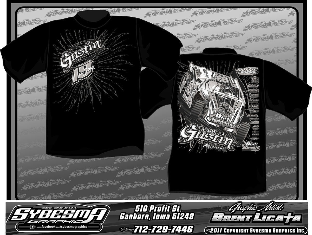 NEW GUSTIN CAR SHIRTS NOW AVAILABLE ON-LINE