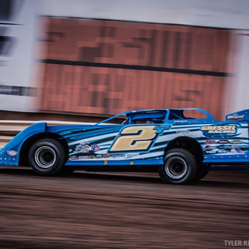 Ryan Gustin at the Wild West Shootout at Arizona Speedway in San Tan Valley, Ariz.